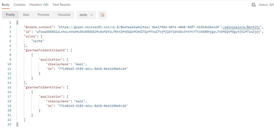 Authorization settings