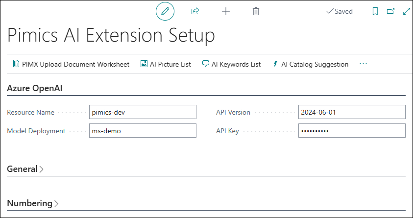 AI Extension Setup